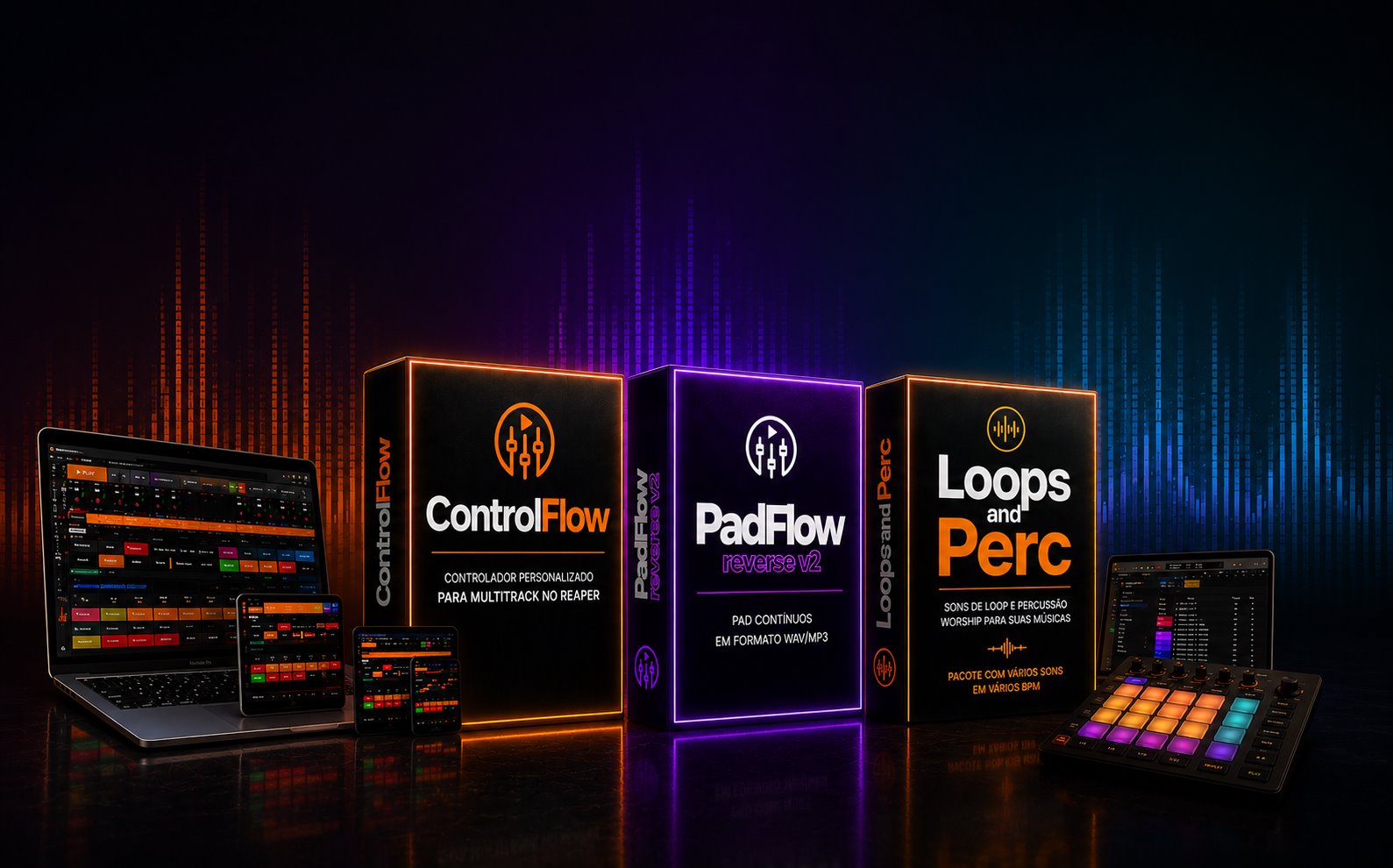 Produtos Mtflow: ControlFlow, PadFlow e Loops & Perc